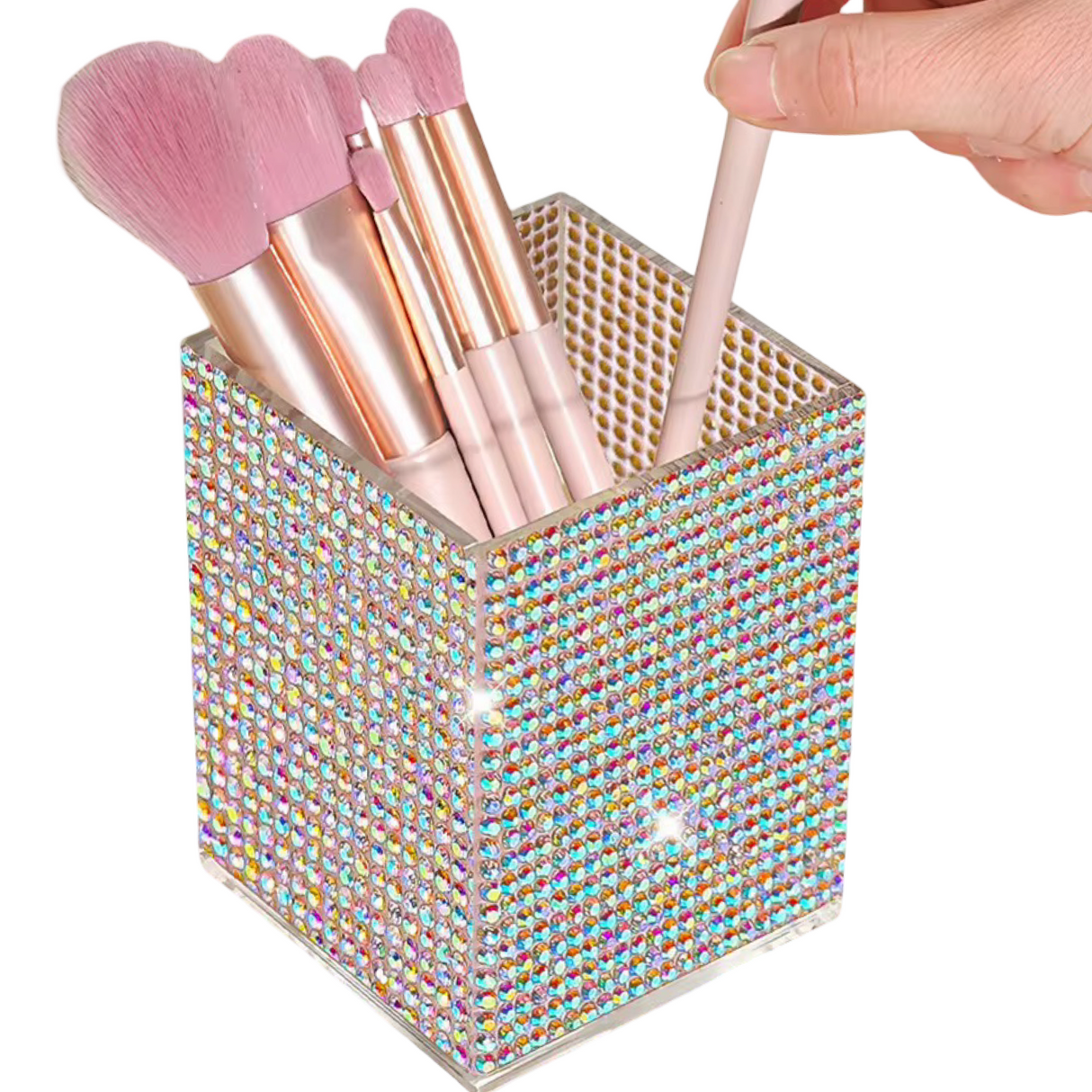 Diamond Nail Brush Holder - Organizador De Brochas