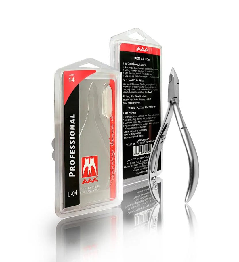 IL-04 Cuticle Nipper | Single Spring | Stainless Steel