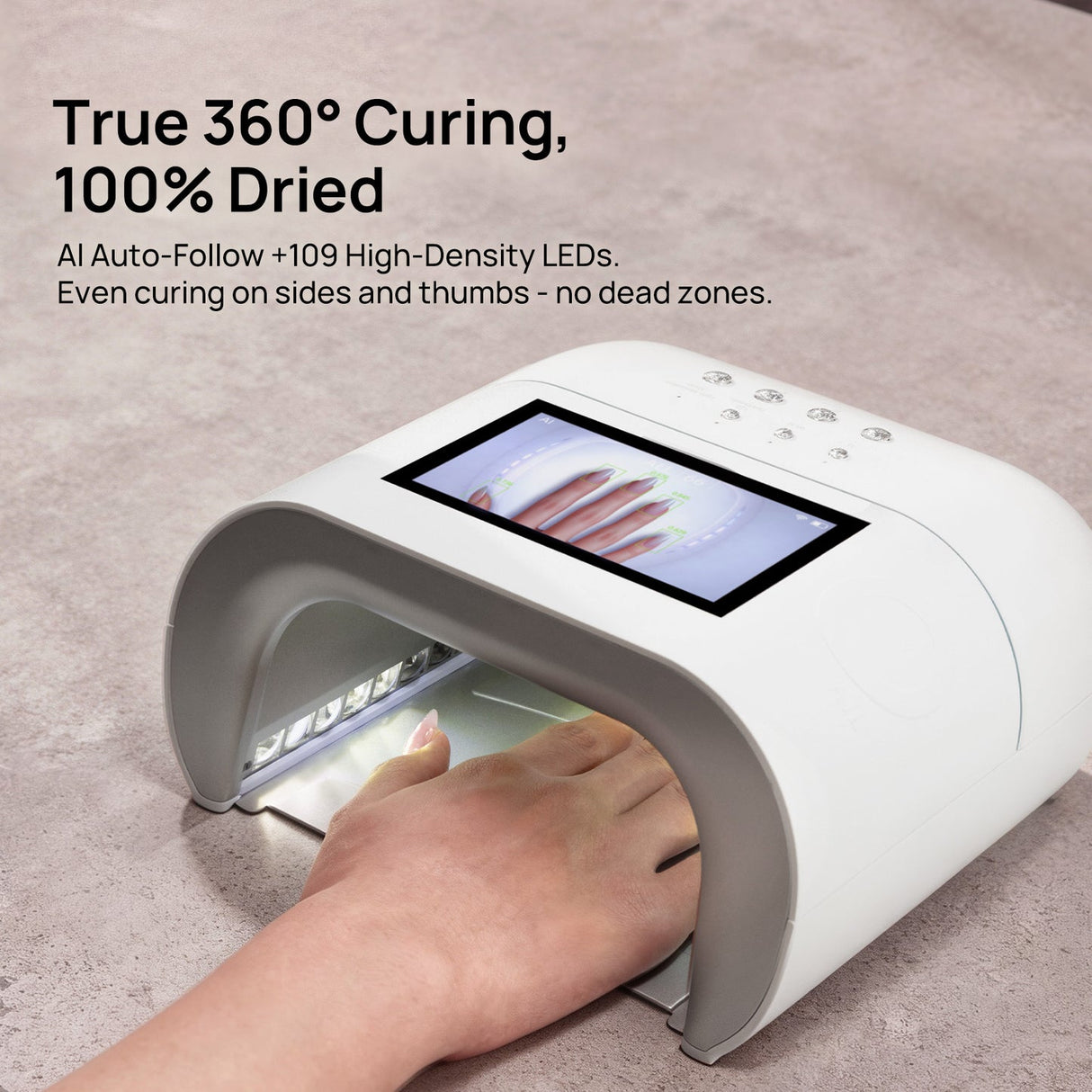 O Nail Rechargeable AI Nail Lamp - SUNX Pro Max