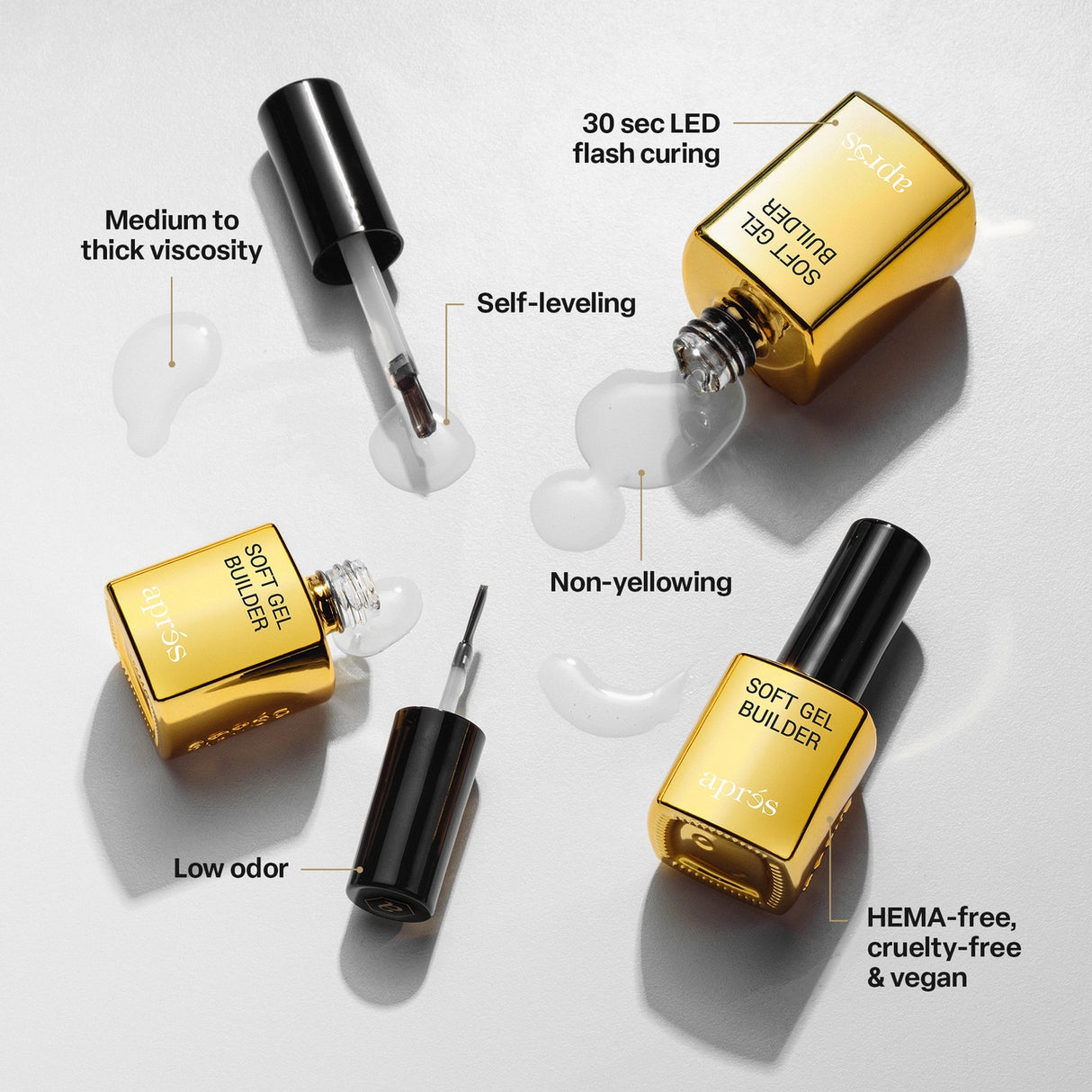 Apres Soft Gel Builder in a Bottle