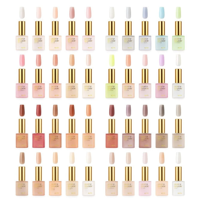 *Light and Shadow 40 Sheer Gel Couleur Collection 10ml