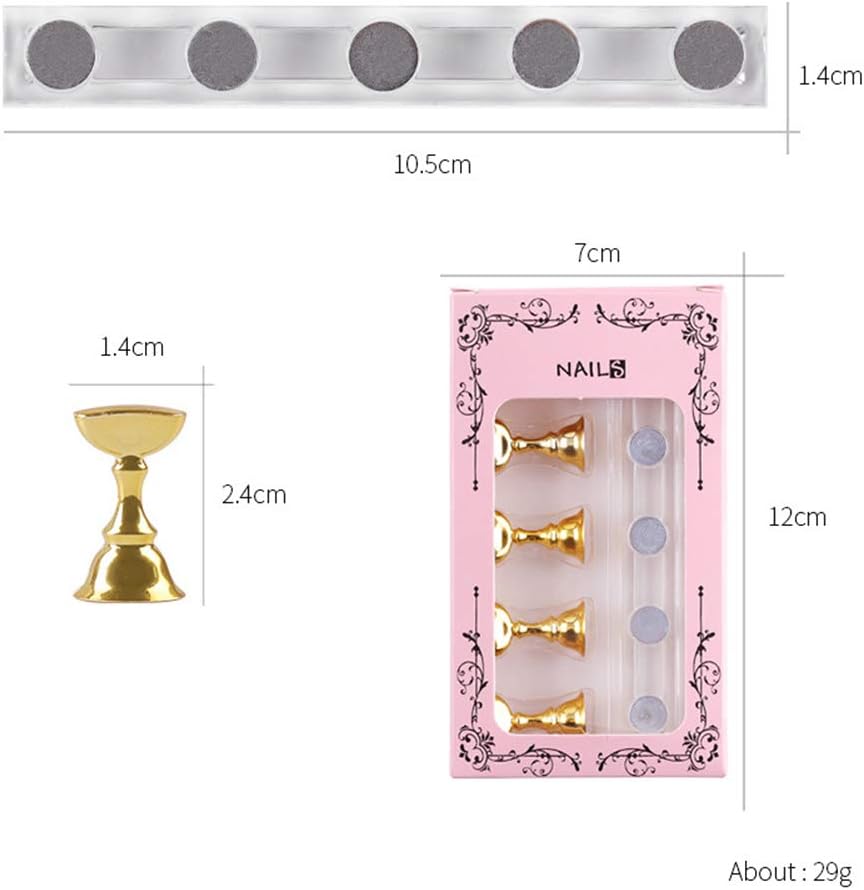 Tip Magnetic Holder - Gold - 1 Box