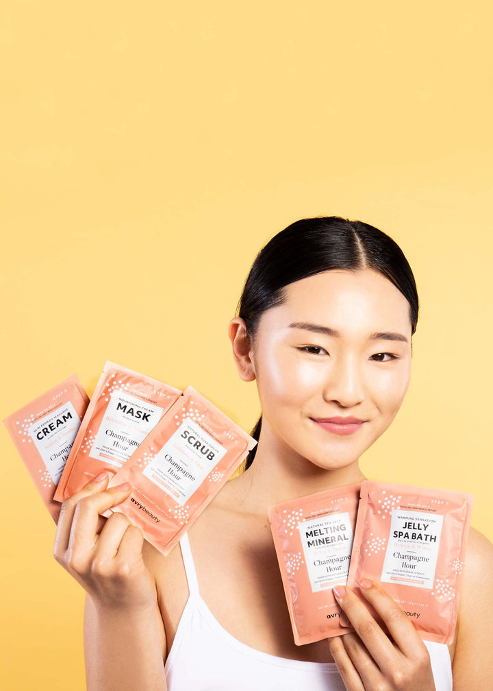 *Total Gel-Ohh! Pedi Spa 5 Step Set - Champagne Hour - (Case 50)