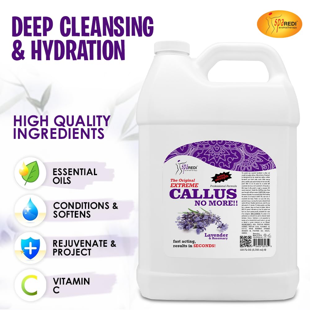 Callus Remover Lavender & Rosemary 128oz