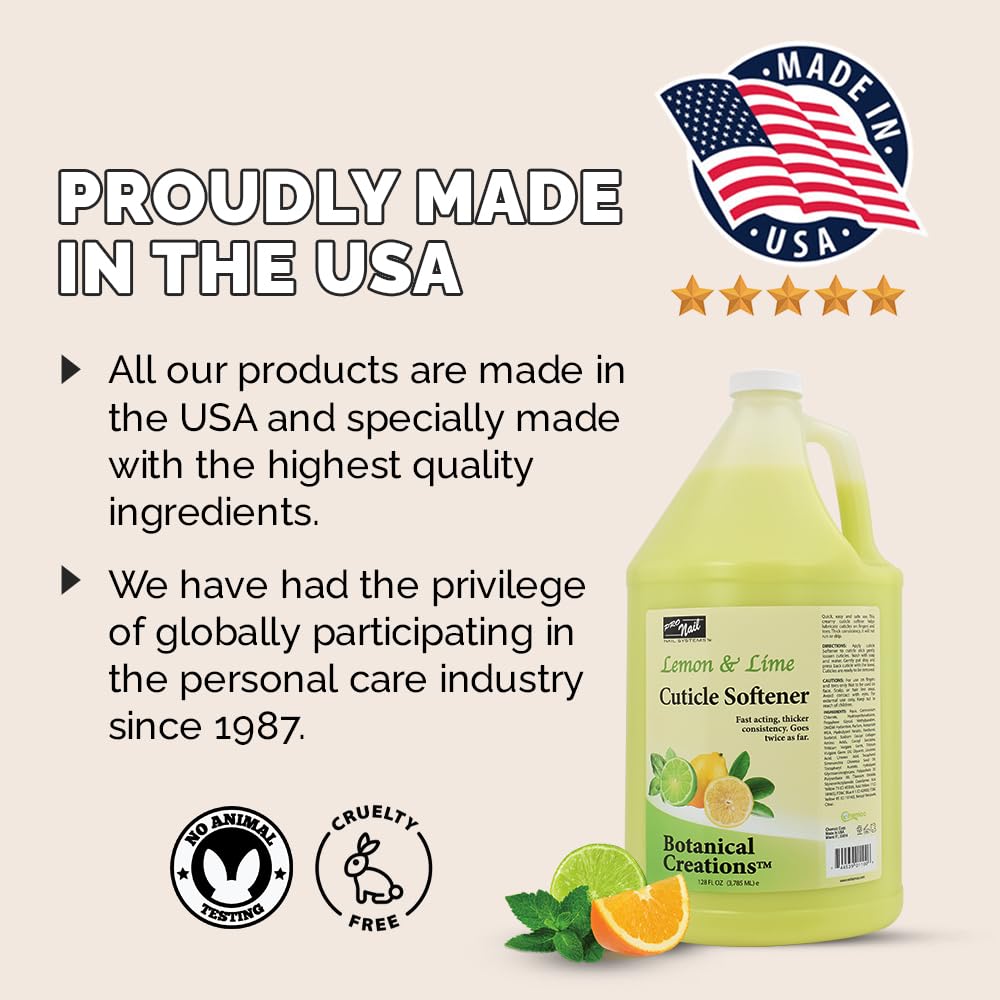 * Case Lemon & Lime Cuticle Softener - 4x128oz