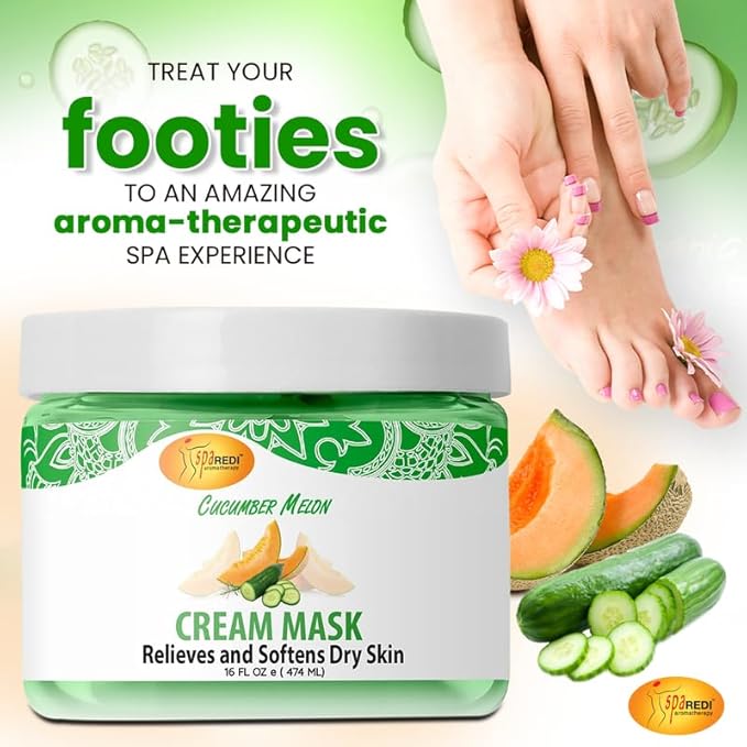 Pedi Cream Mask 16oz - Cucumber Melon