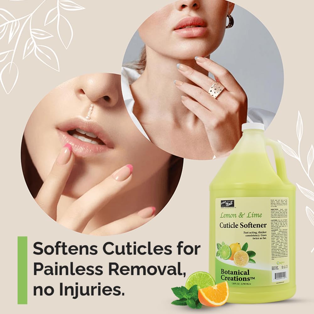 * Case Lemon & Lime Cuticle Softener - 4x128oz