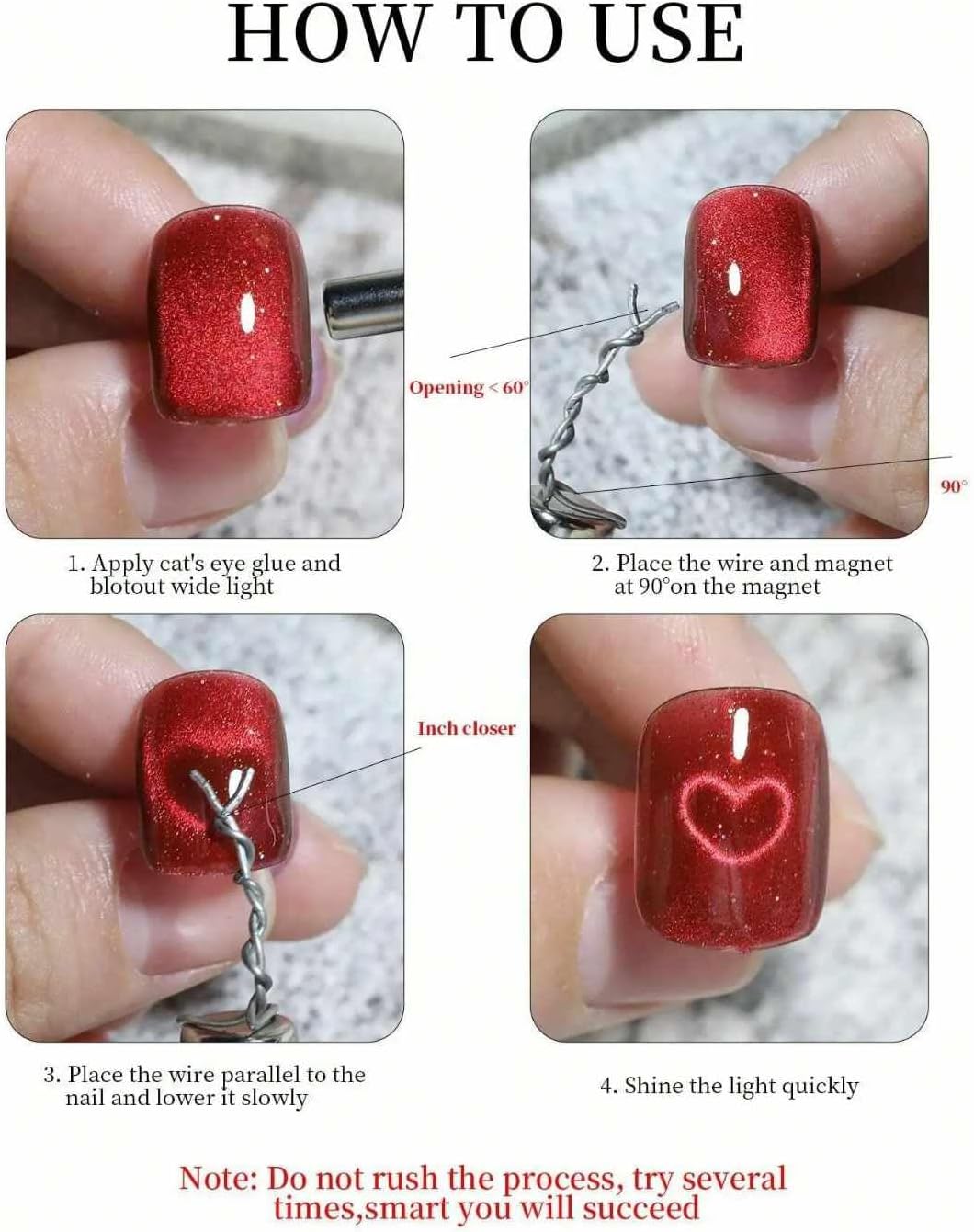 Cat Eye Magnet - For Heart Shape