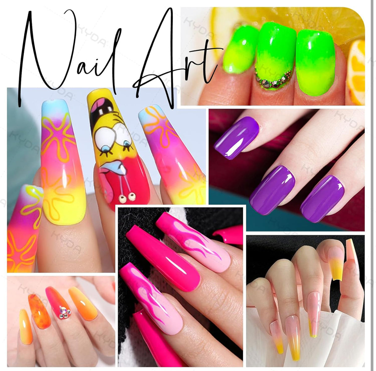 12 colors Neon Pigments Powder