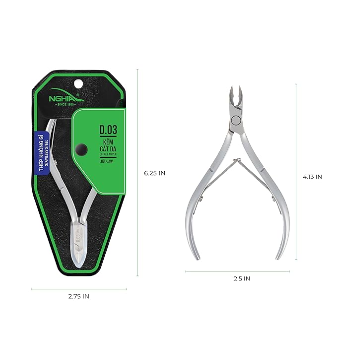 Stainless Steel Cuticle Nipper - D.03