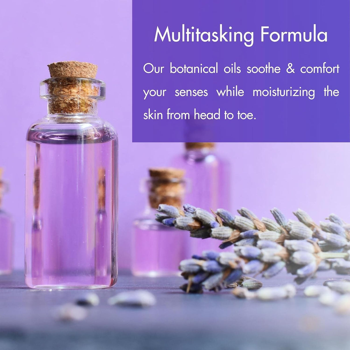 Massage Oil 32oz - Lavender & Wildflower | Mani Pedi Body