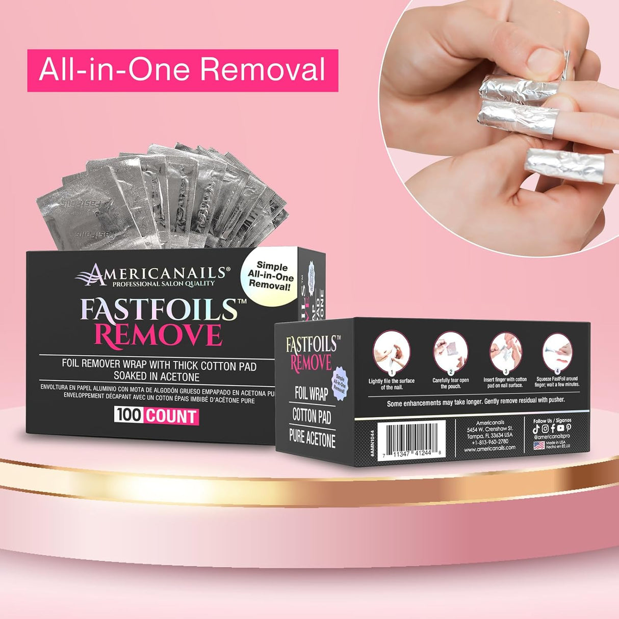 Fast Foil Remover - 100ct