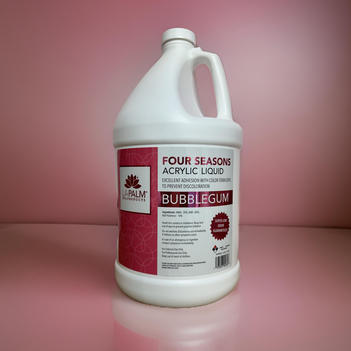 Liquid Bubblegum Monomer 4 Seasons Fast Dry - 1 Gallon