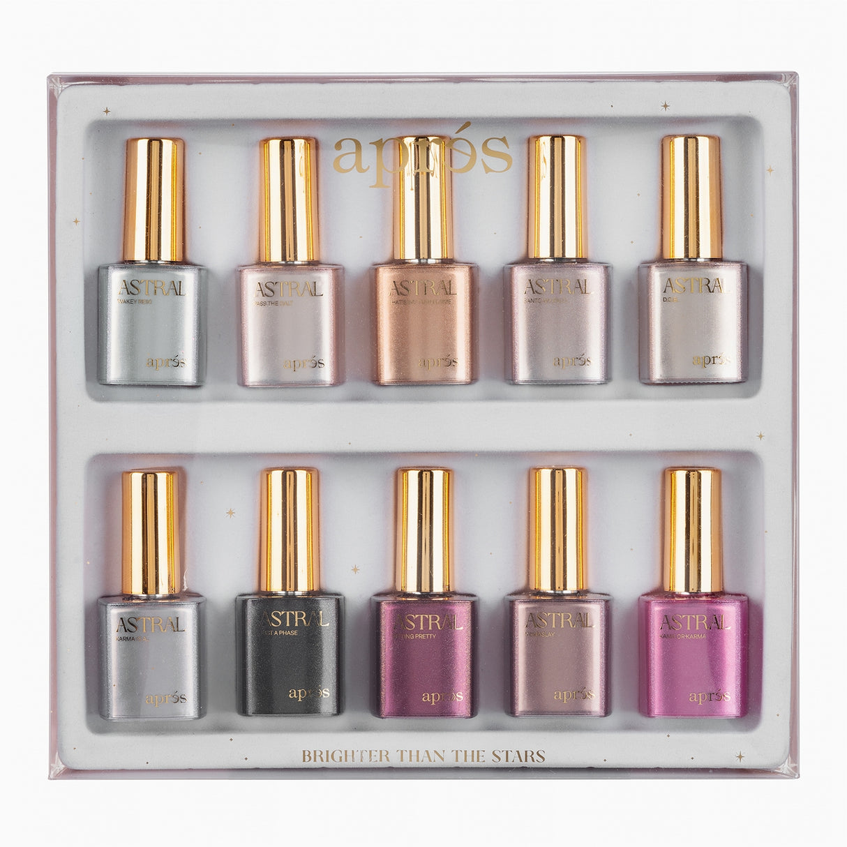 *Flash Glitter - Astral Gel Couleur, 10pcs Set