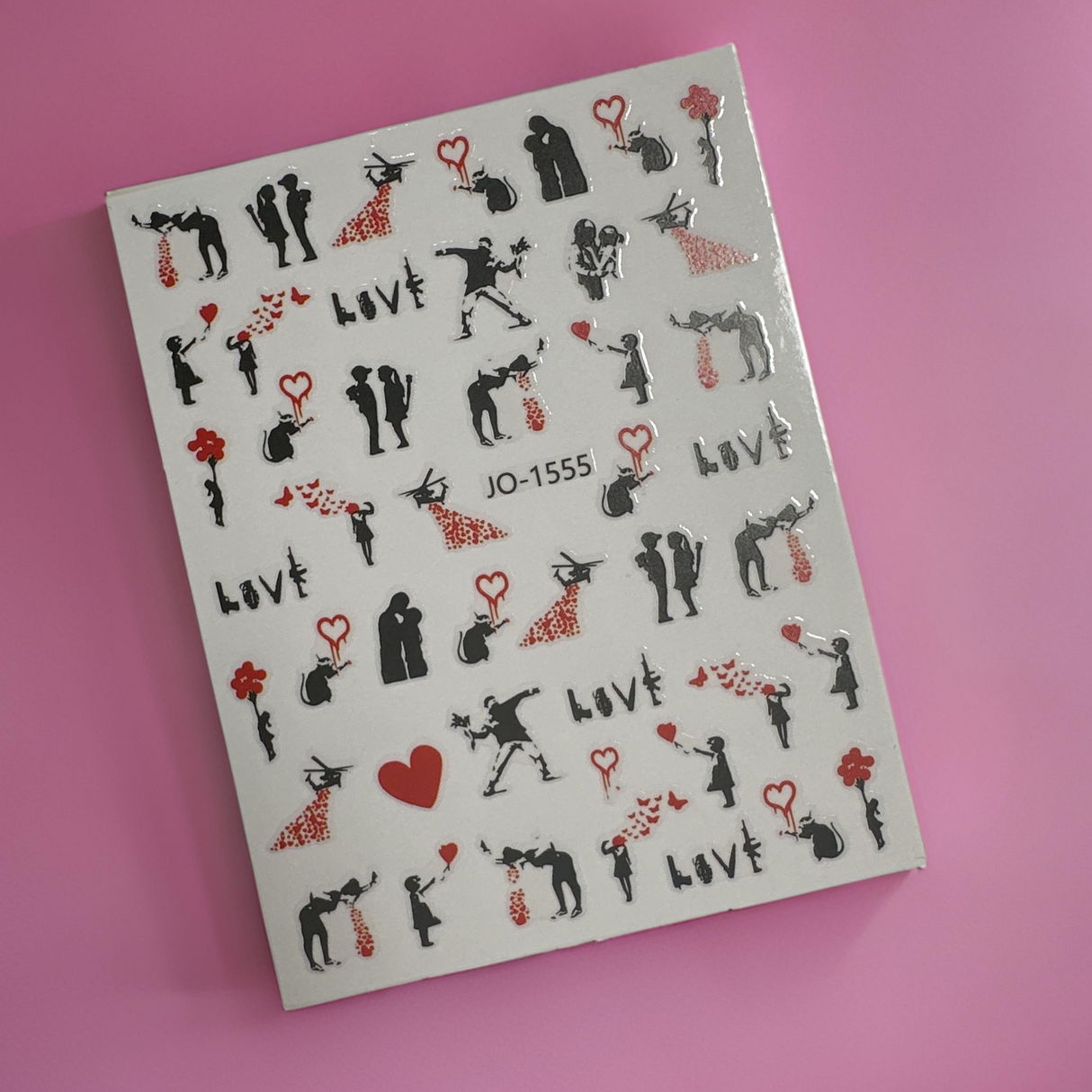 San Valentine Nail Stickers- JO-1555