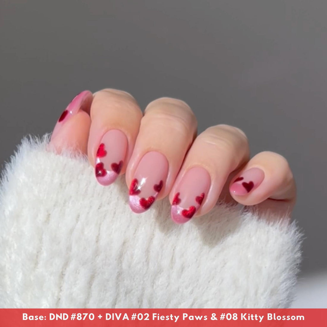 Diva 9D Cat Eyes Glass Ball #08 - Kitty Blossom