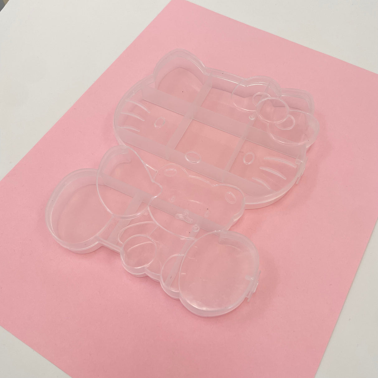 Hello Kitty Clear Empty Rhinestone Box