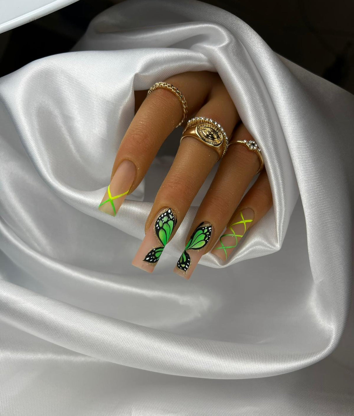 Satin Silk Nail Cloth Background - 150x100cm