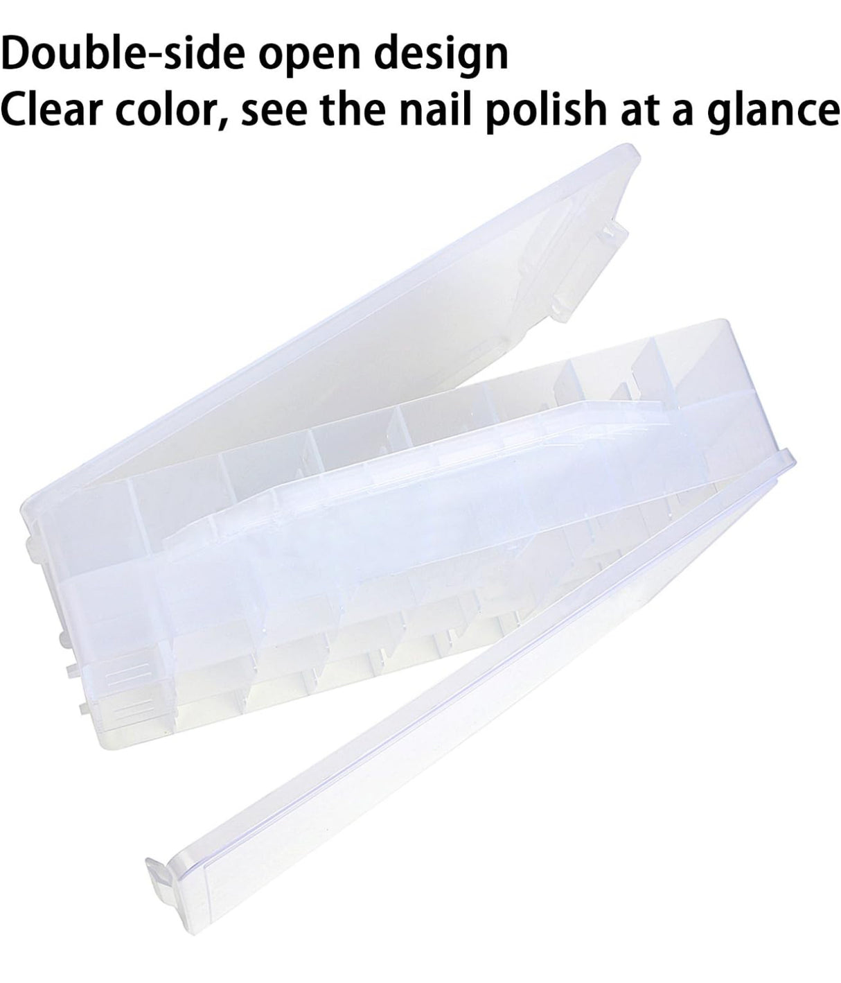 Polish Storage Box w/ Handle - 48 Slots