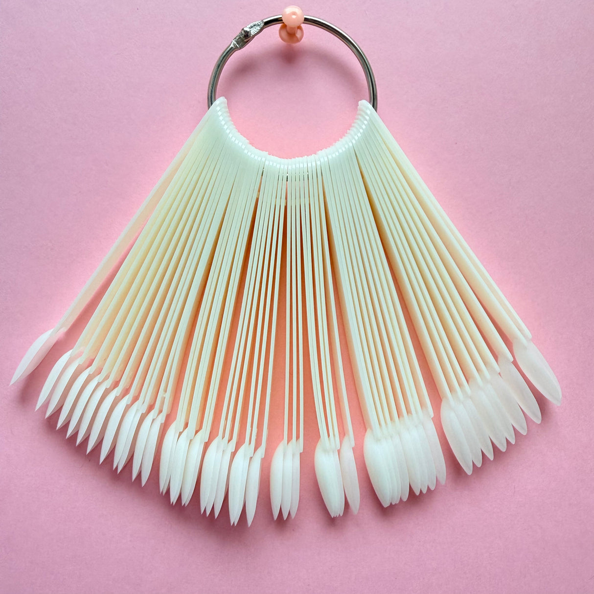 50pc. Round Nail Tip Display w/ Ring