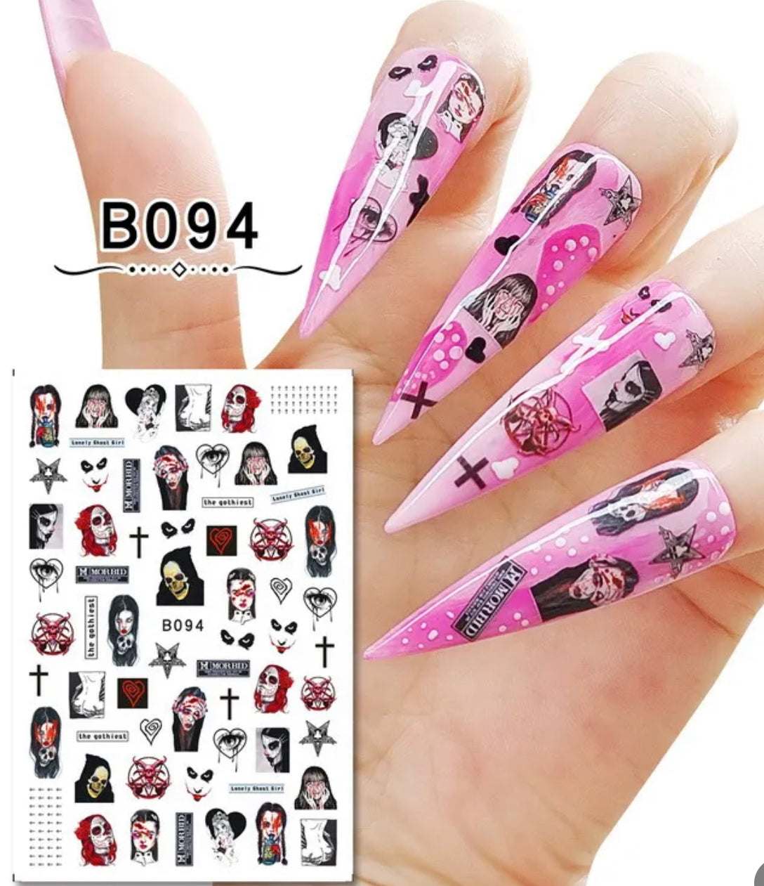 Nail Sticker - B094 Halloween