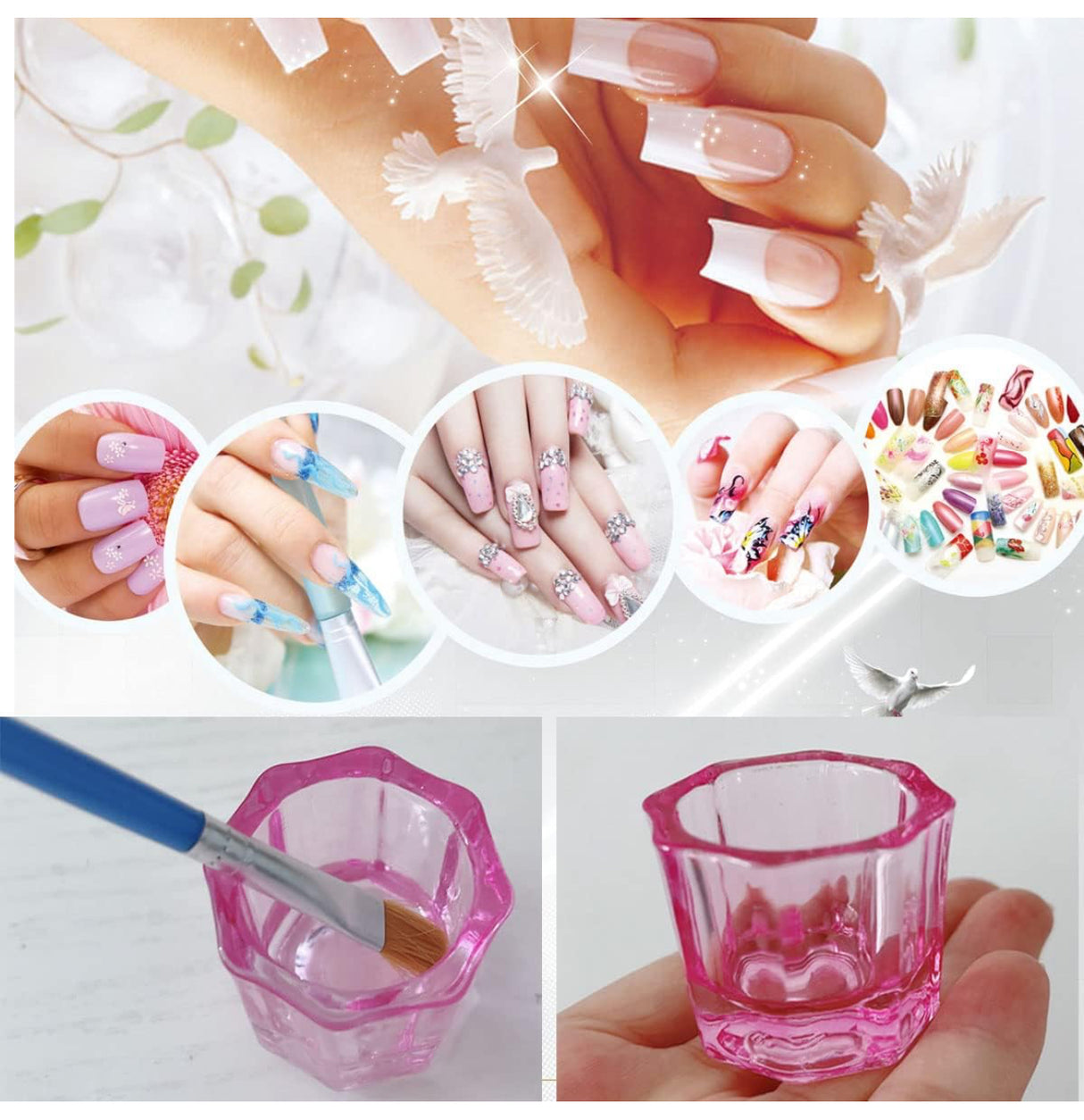 Glass Dappen Dish - 1pc