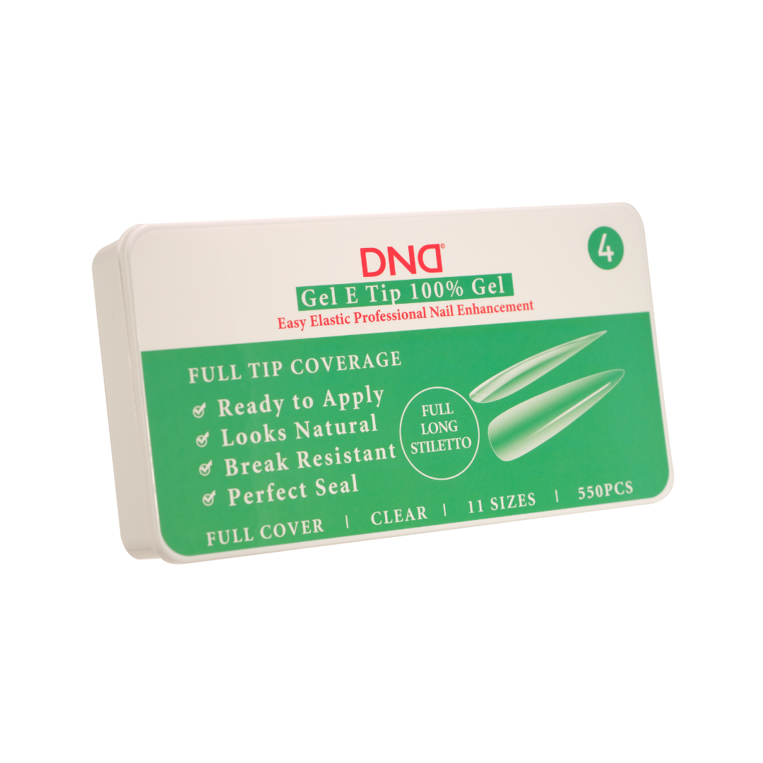 Full Long Stiletto #4 | Soft Gel Tips 11 Sizes - 550PC