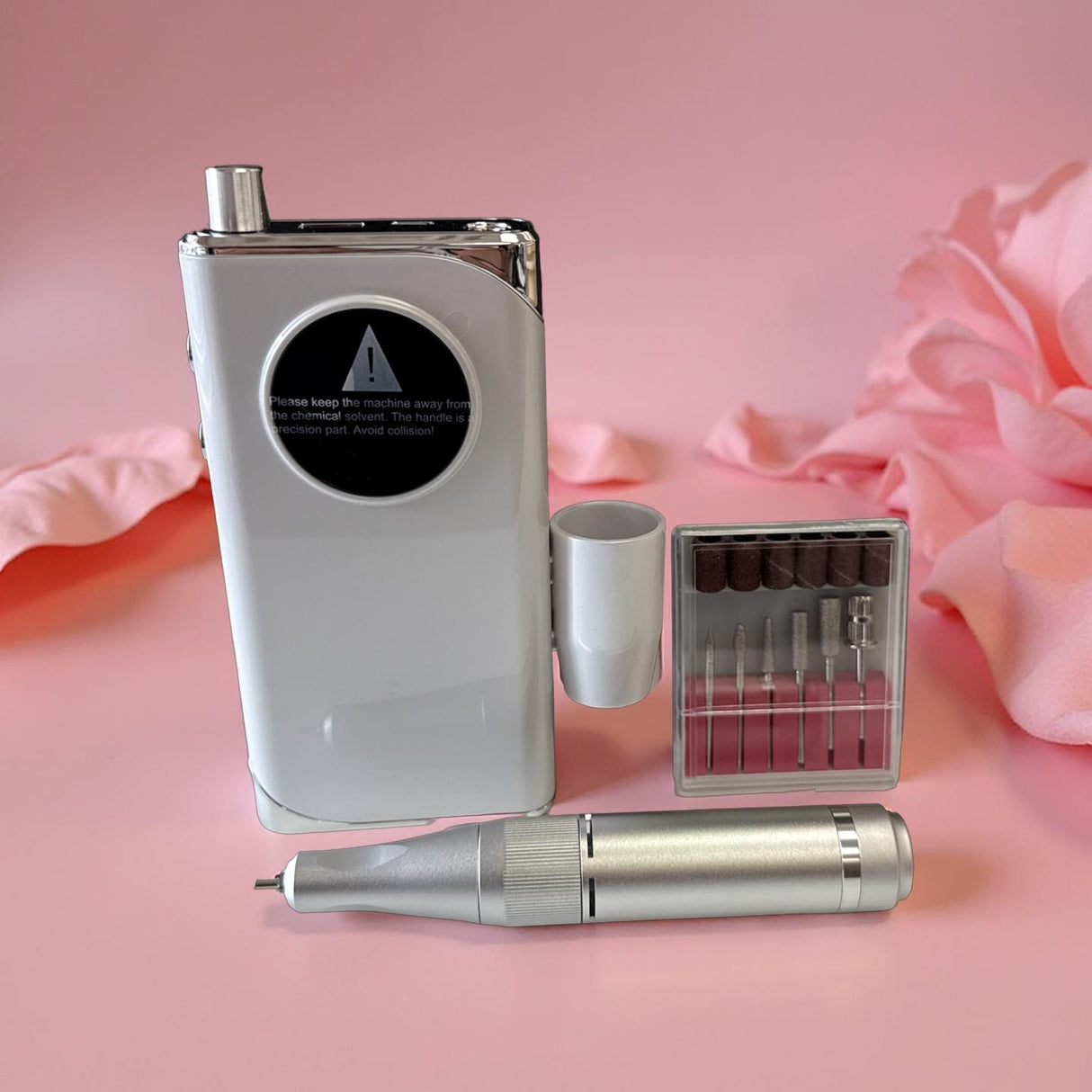 Nail Drill - 40,000 Rpm - Rechargeable - White