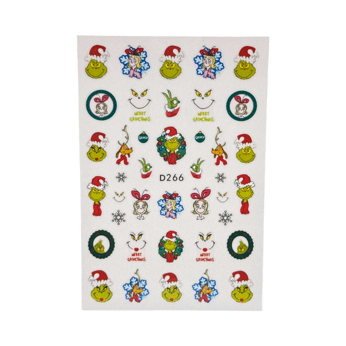 Christmas Nail Stickers D266