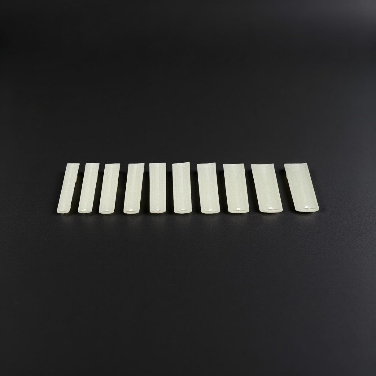 XL No C Square Natural Nail Tip Box - 500 pcs