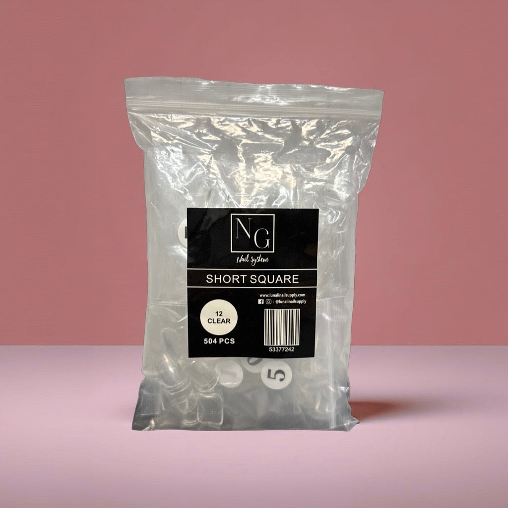 Full Cover Short Square Bag - 0 to 11 Clear (600pc)