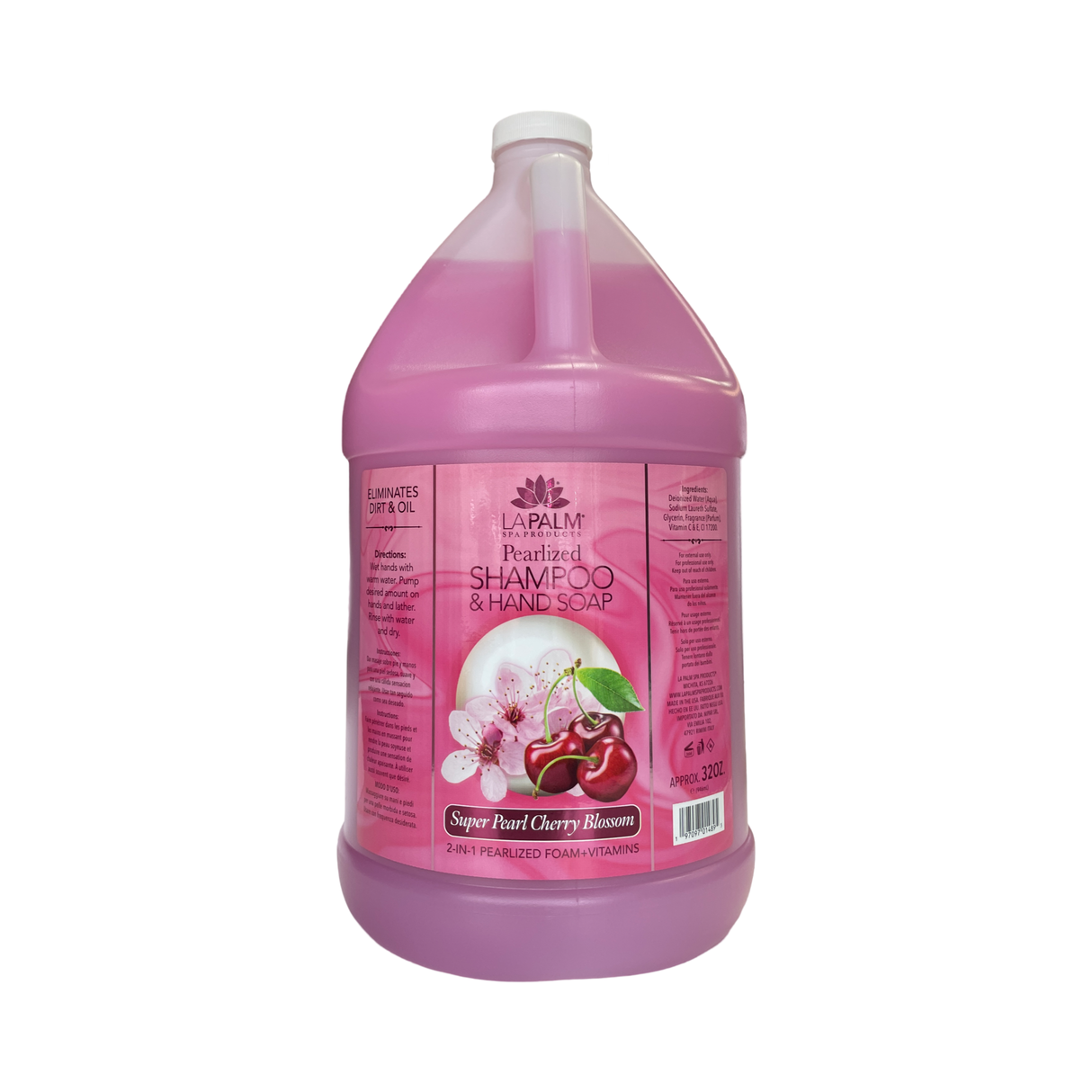 Vitamin Shampoo Hand Soap 128oz - Super Pearl Cherry Blossom