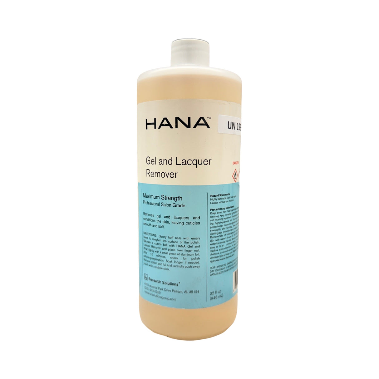 Gel & Lacquer Remover - 32oz (HANA)