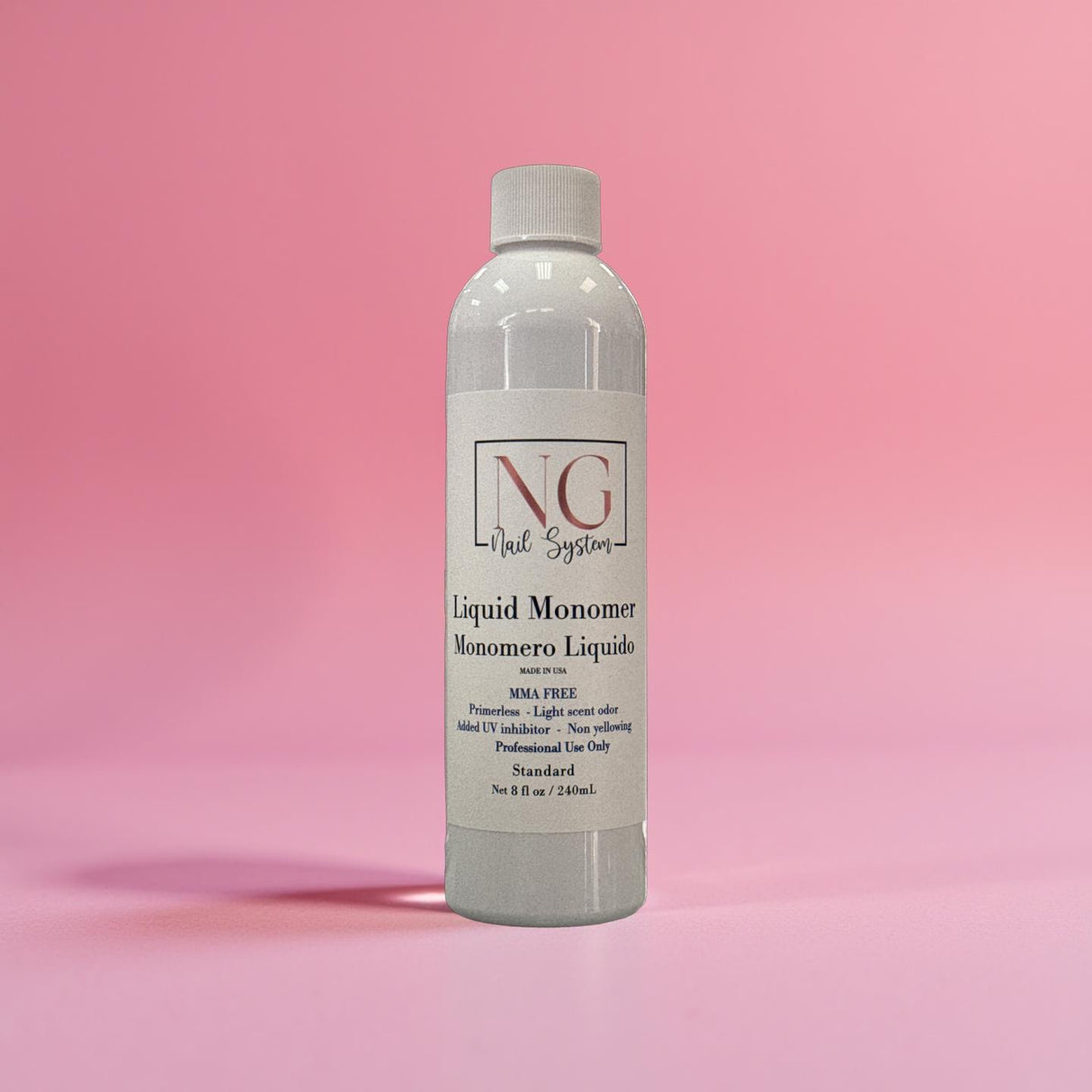 NG Nail System - Standard Dry Liquid Monomer 8oz (No MMA)