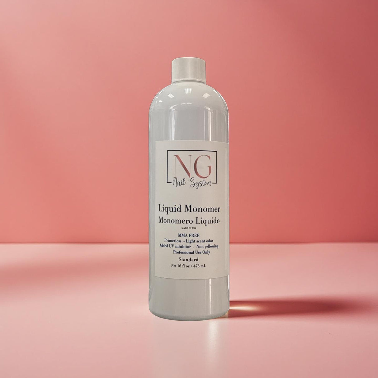 NG Nail System - Standard Dry Liquid Monomer 16oz (No MMA)