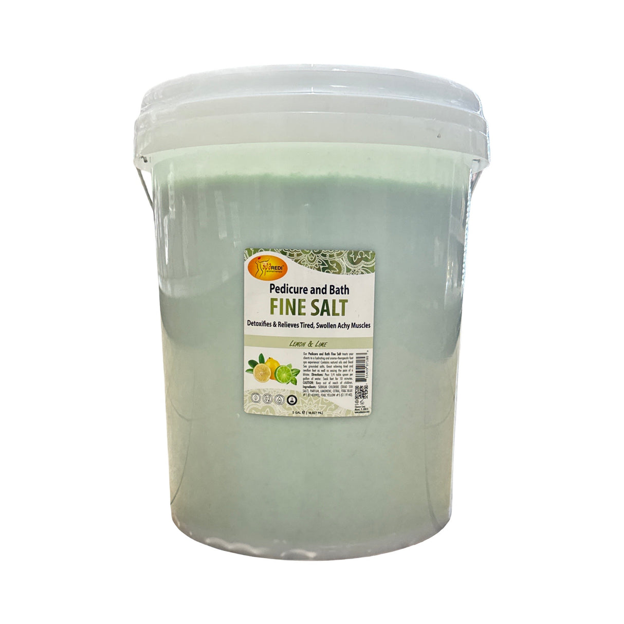 Lemon Lime Fine Salt - 5 Gal Pail