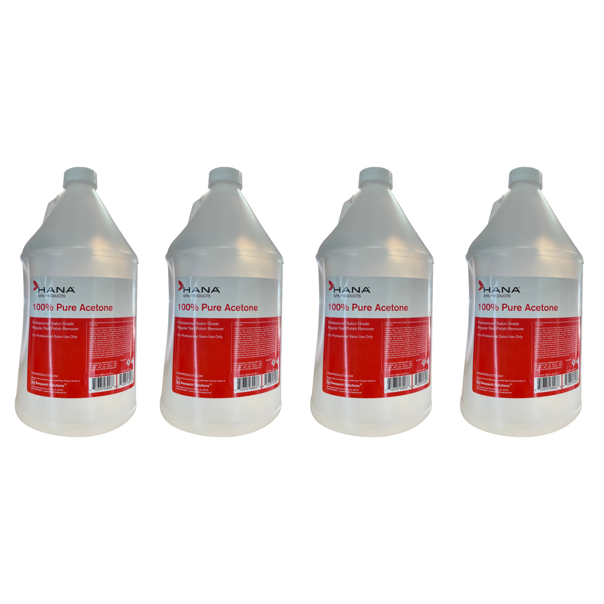 *Case Pure Acetone 100% - 4 Gallon (HANA)
