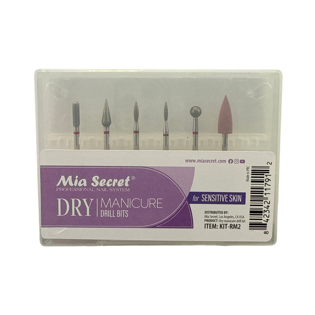 Russian Dry Manicure Drill Bits Kit - For Sensitive Skin
