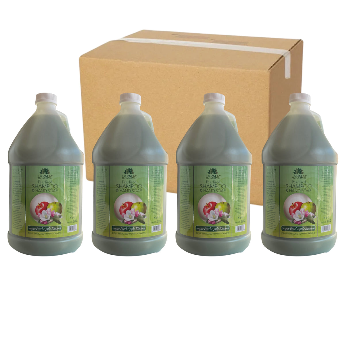 *Case Vitamin Shampoo Hand Soap - 4x1 Gallon - Super Pear Apple Blossom