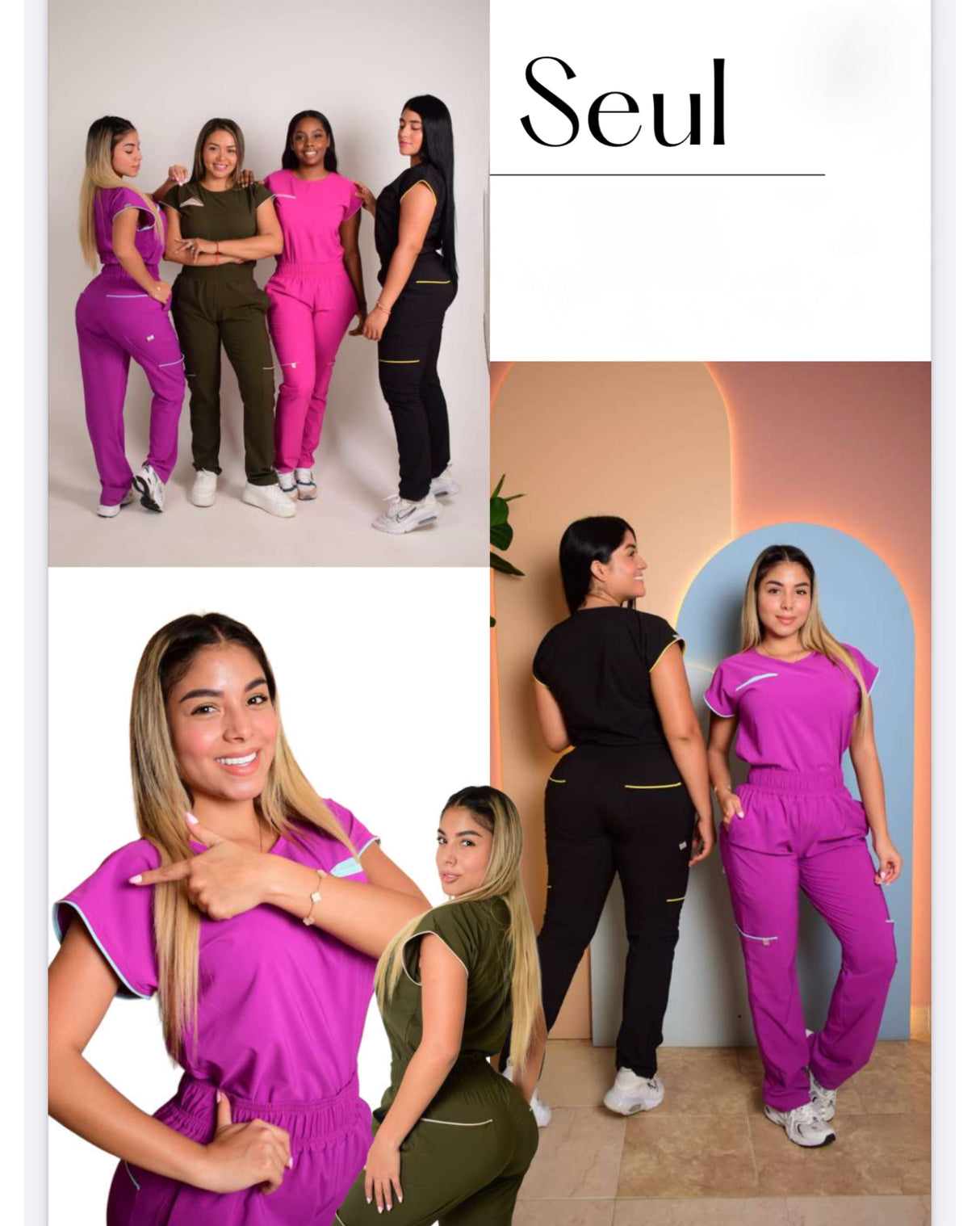 Style Seul WHITE - Scrub Women | Set Top & Pants