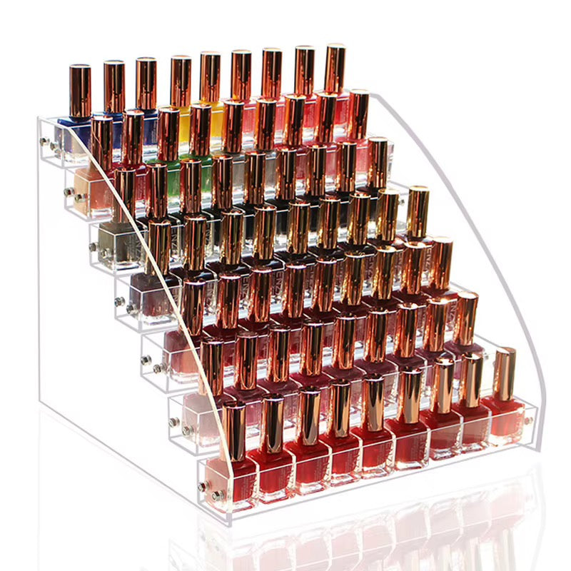 Acrylic Nail PolishRack Organizer 7 Rows