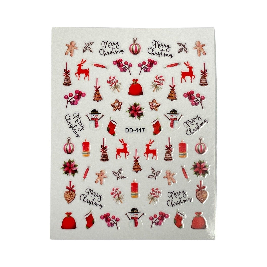 Christmas Nail Stickers Decorations -DD-447