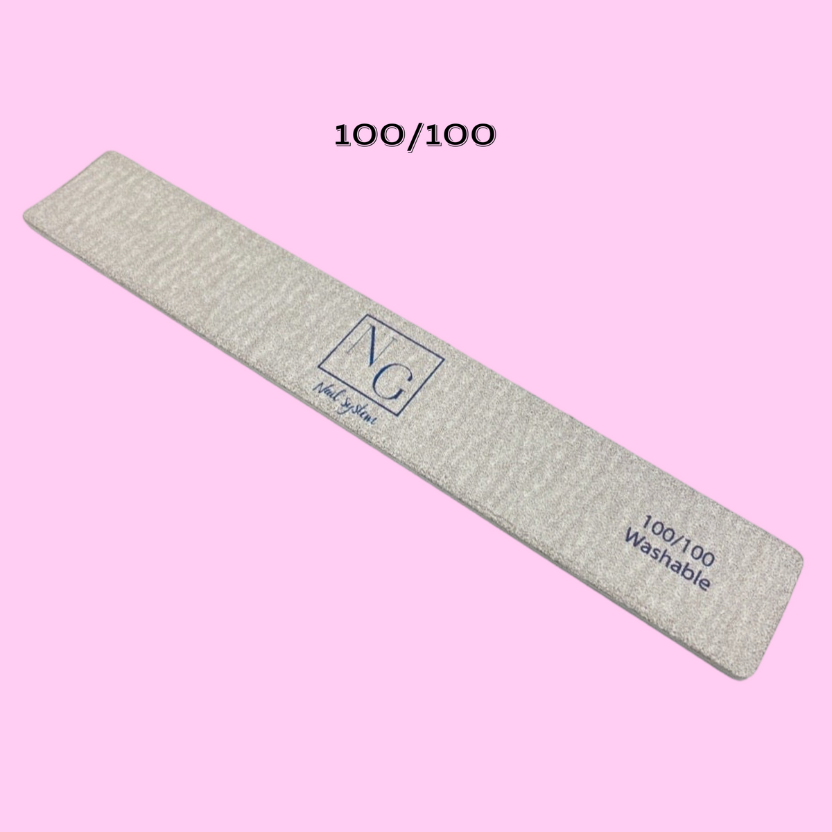 Square Forte Zebra Nail File 100/100 - SINGLE FILE – Lunali Nail