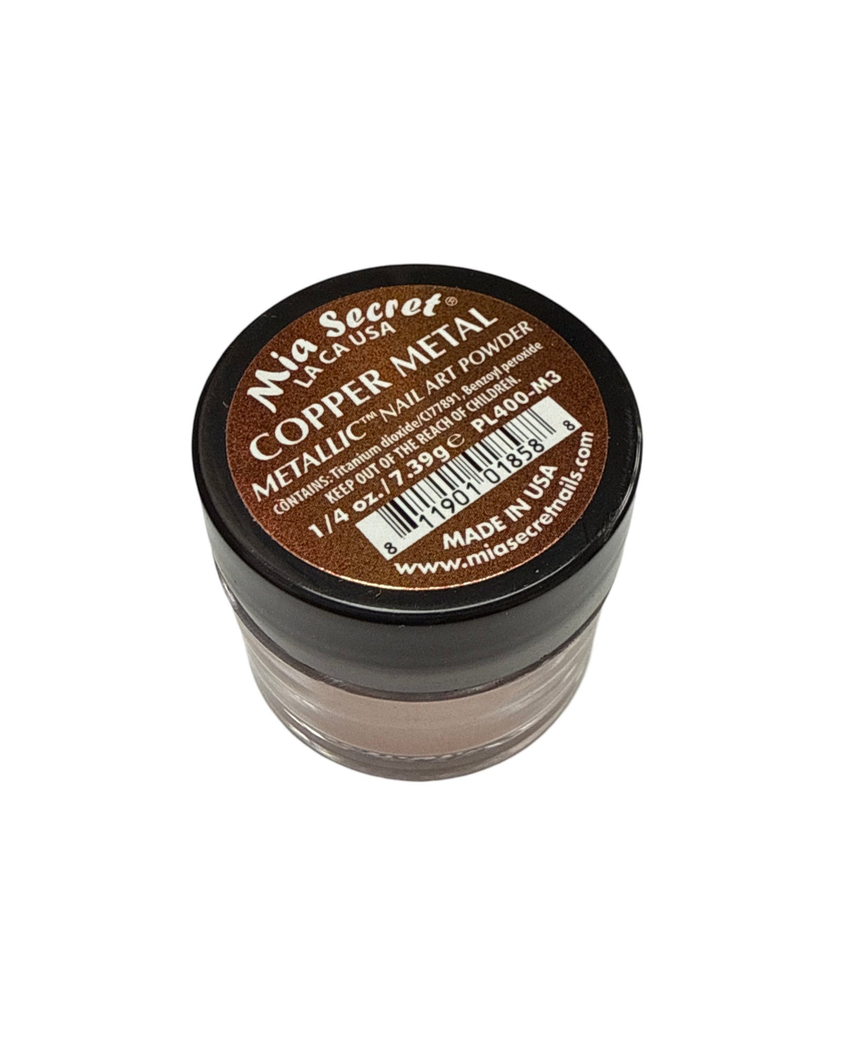 Metallic Nail Art Acrylic Powder - Copper 1oz
