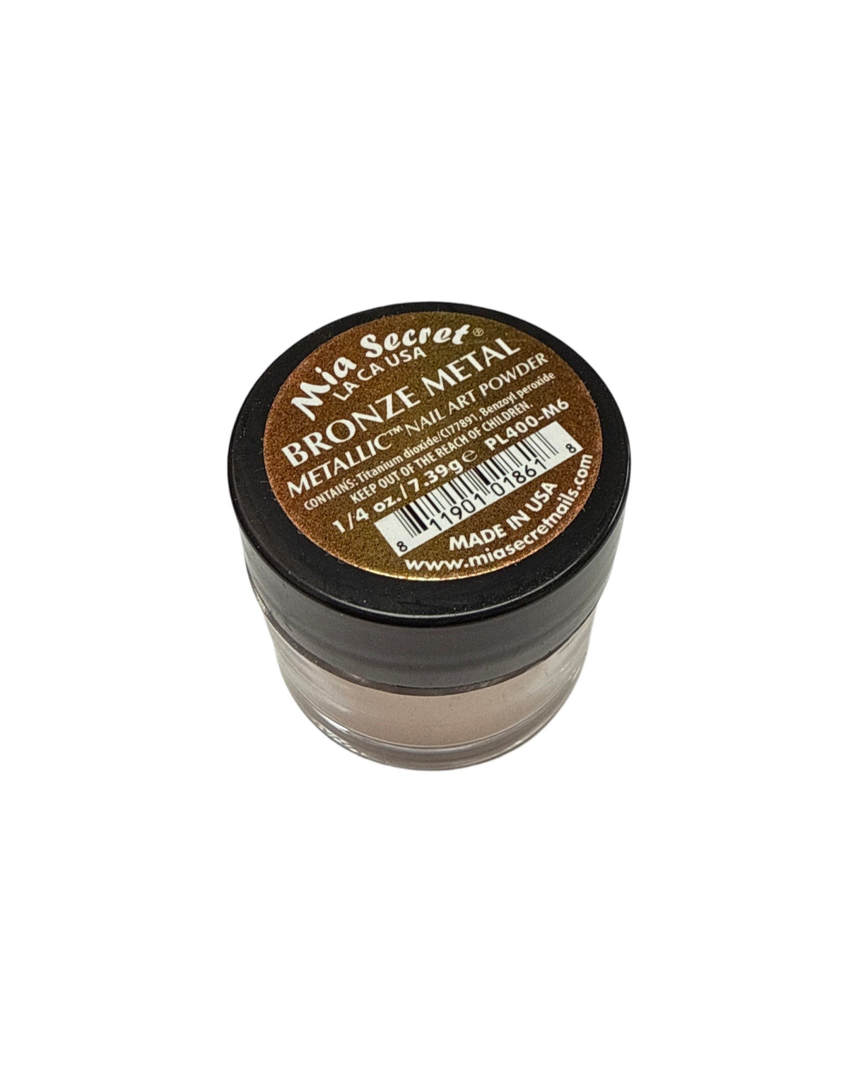 Metallic Nail Art Acrylic Powder - Bronze 1oz