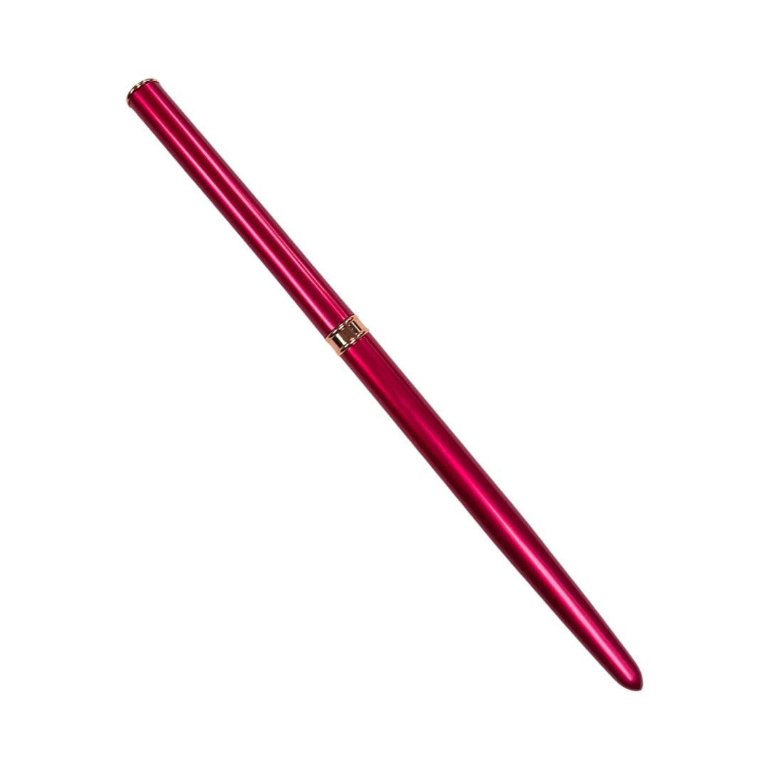 Flat Gel Nail Brush - Pink Color