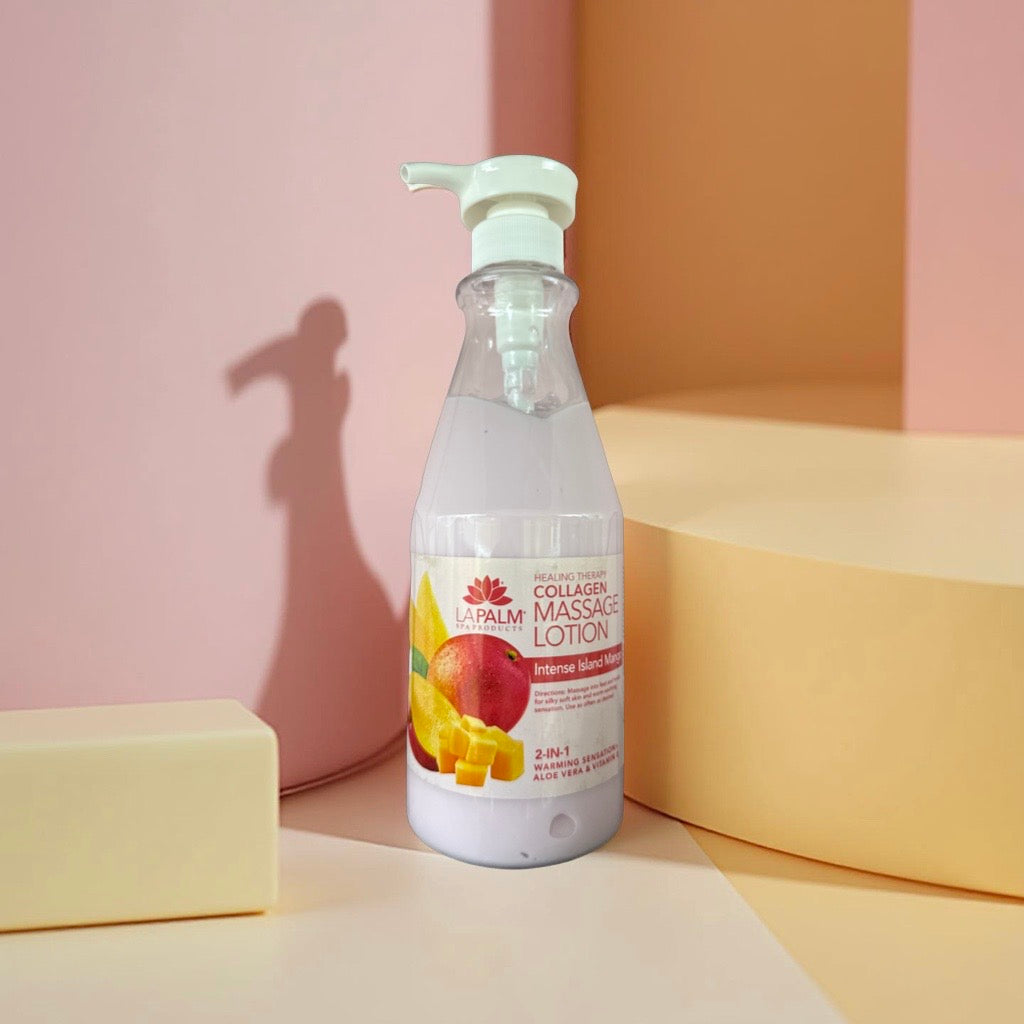 Massage Lotion 24oz - w/Pump - Intense Island Mango