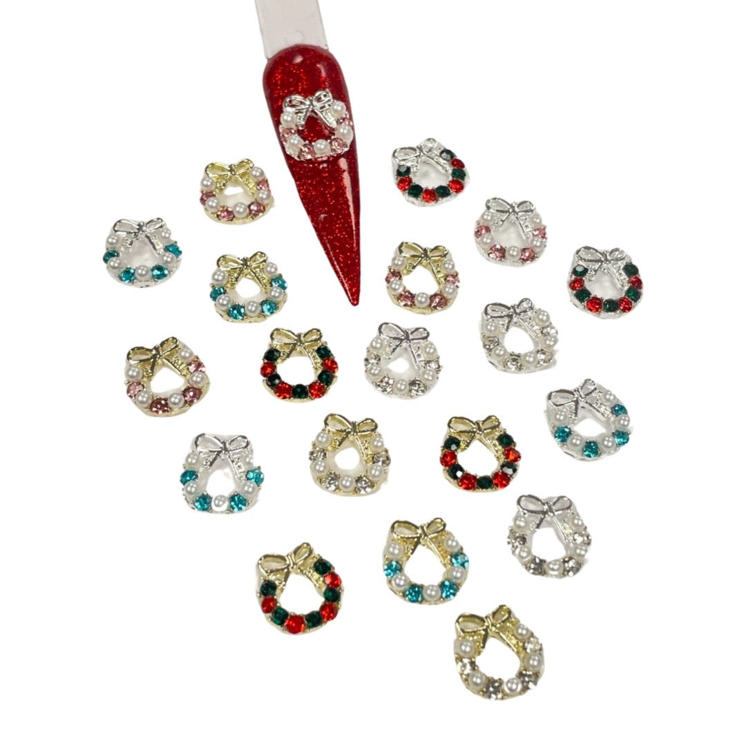 Bow w Rhinestone Crown - Mix Colors