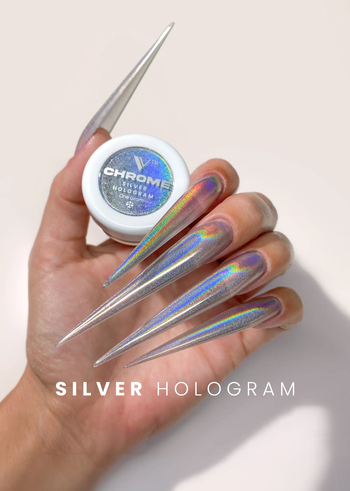 Chrome Powder - Silver Hologram