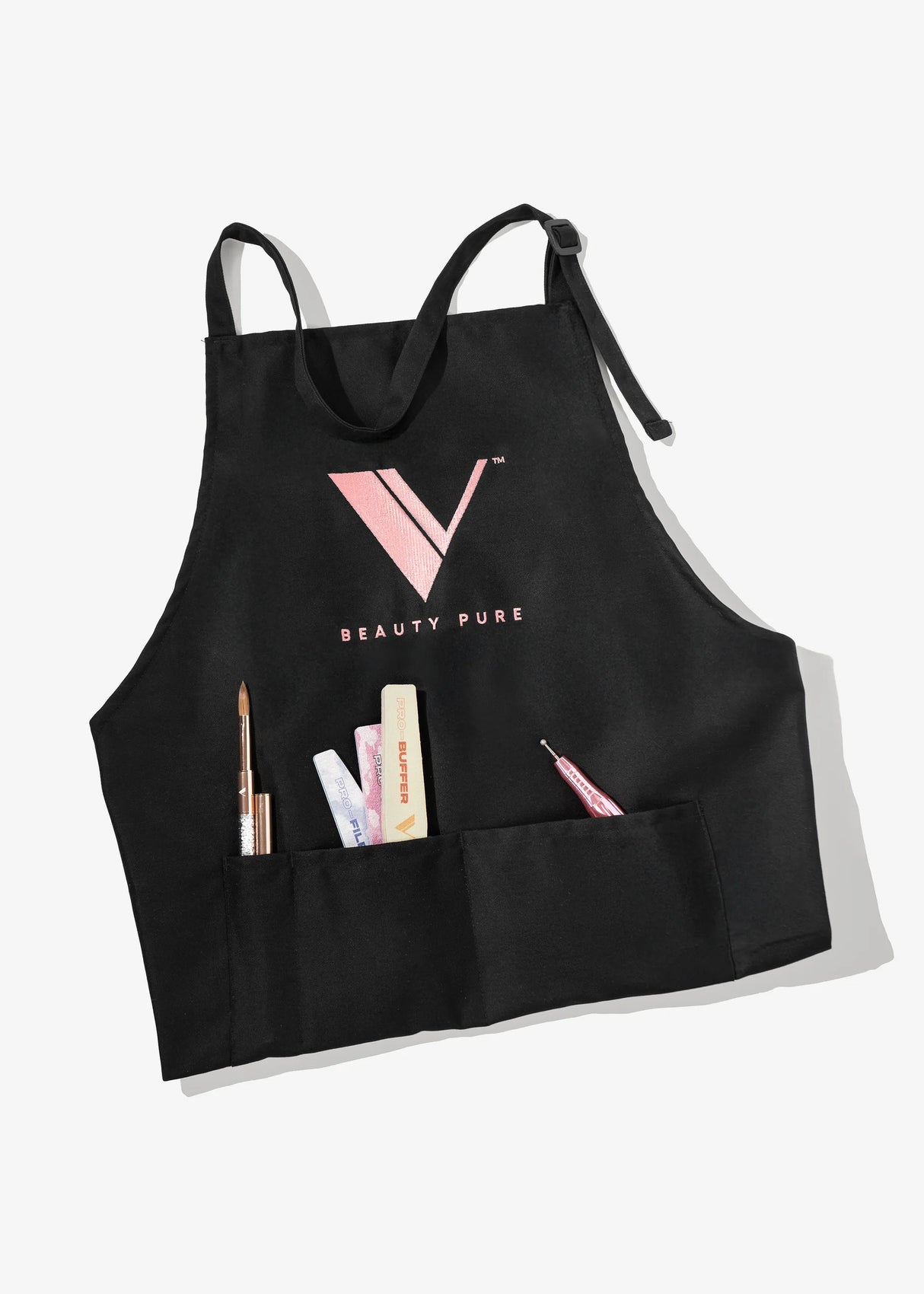 Technician Apron - Black & Pink